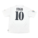 Buy 2002/03 Real Madrid Figo 10 *Centenary* Home Shirt (L) Adidas ~ Free worldwide shipping ~ Authentic Vintage Football Shirts from Cult Kits