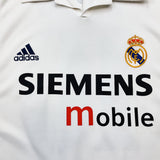 Buy 2002/03 Real Madrid Figo 10 *Centenary* Home Shirt (L) Adidas ~ Free worldwide shipping ~ Authentic Vintage Football Shirts from Cult Kits