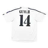 Buy 2002/03 Real Madrid Guti Haz 14 C/L Centenary Home Shirt (M) Adidas ~ Free worldwide shipping ~ Authentic Vintage Football Shirts from Cult Kits