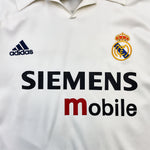 Buy 2002/03 Real Madrid Raul 7 C/L *Centenary* Home Shirt (L) Adidas ~ Free worldwide shipping ~ Authentic Vintage Football Shirts from Cult Kits