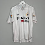 Shop 2002/03 REAL MADRID RAUL #7 HOME SHIRT (M) ADIDAS, classic football shirts, vintage football shirts & retro soccer jerseys at Cult Kits