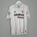 Shop 2002/03 REAL MADRID RAUL #7 HOME SHIRT (M) ADIDAS, classic football shirts, vintage football shirts & retro soccer jerseys at Cult Kits