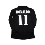 Buy 2002/03 Real Madrid Ronaldo 11 Centenary Away Shirt L/S (L) Adidas ~ Free worldwide shipping ~ Authentic Vintage Football Shirts from Cult Kits