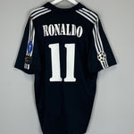 2002/03 REAL MADRID RONALDO 11 *CENTENARY* AWAY SHIRT (XL) ADIDAS - Cult Kits - XL - Buy Vintage Football Shirts, Authentic Retro Football Shirts For Sale, Classic Football Shirts & Soccer Jersey