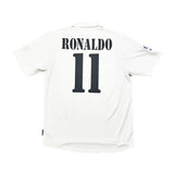Buy 2002/03 Real Madrid Ronaldo 11 *Centenary* Home Shirt (M) Adidas ~ Free worldwide shipping ~ Authentic Vintage Football Shirts from Cult Kits