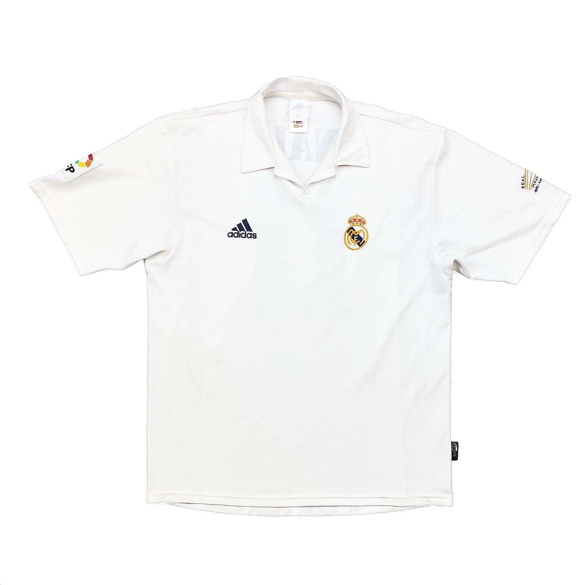 Buy 2002/03 Real Madrid Ronaldo 11 Centenary Home Shirt (M) Adidas ~ Free worldwide shipping ~ Authentic Vintage Football Shirts from Cult Kits