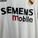 Shop 2002/03 REAL MADRID RONALDO #11 *CENTENARY* HOME SHIRT (XL) ADIDAS, classic football shirts, vintage football shirts & retro soccer jerseys at Cult Kits