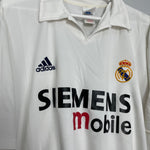 Shop 2002/03 REAL MADRID RONALDO #11 *CENTENARY* HOME SHIRT (XL) ADIDAS, classic football shirts, vintage football shirts & retro soccer jerseys at Cult Kits