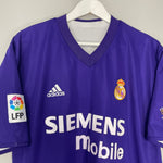 Shop 2002/03 REAL MADRID RONALDO #11 CENTENARY THIRD SHIRT (L) ADIDAS, classic football shirts, vintage football shirts & retro soccer jerseys at Cult Kits
