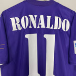 Shop 2002/03 REAL MADRID RONALDO #11 CENTENARY THIRD SHIRT (L) ADIDAS, classic football shirts, vintage football shirts & retro soccer jerseys at Cult Kits