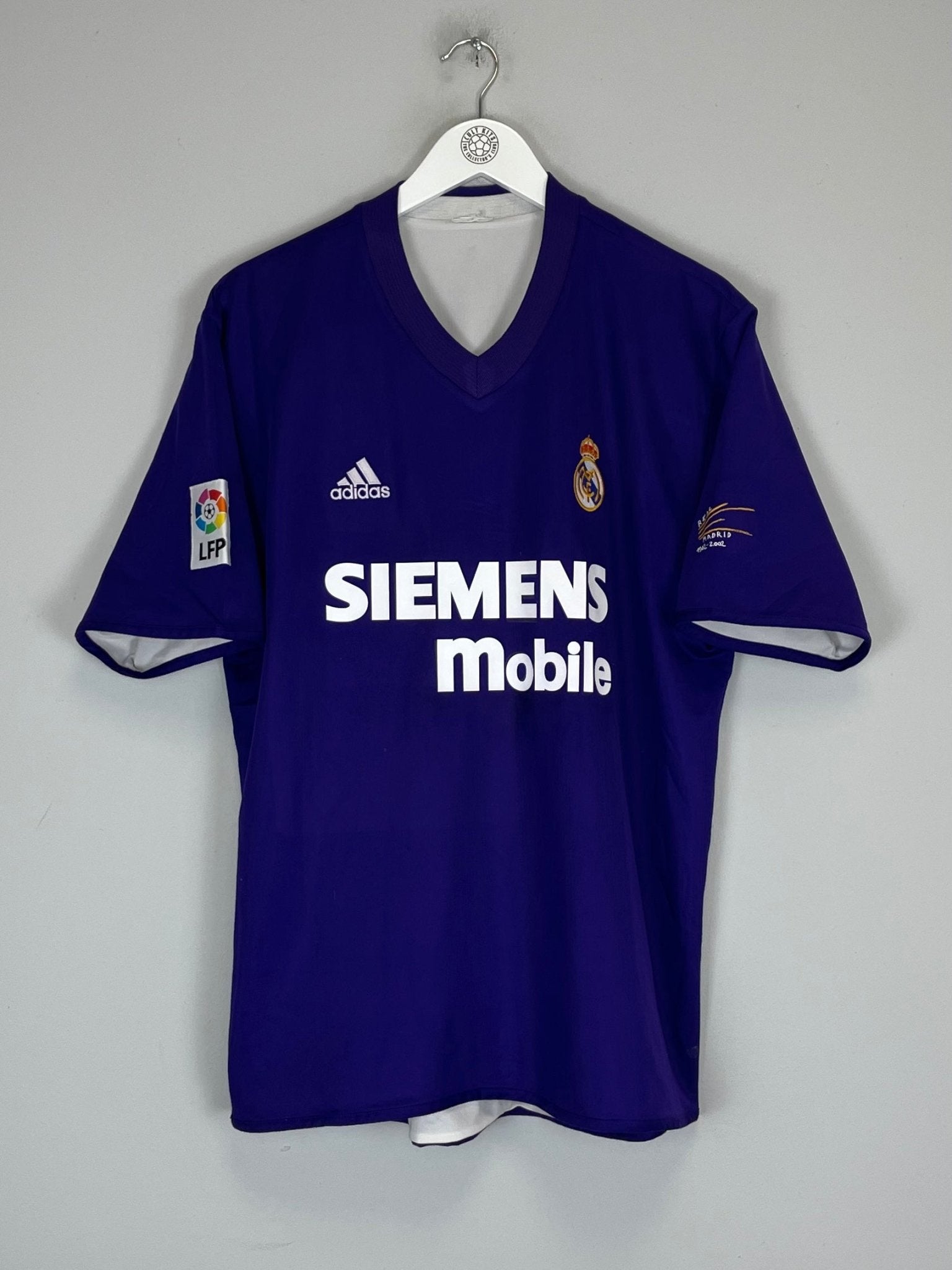 Shop 2002/03 REAL MADRID RONALDO #11 CENTENARY THIRD SHIRT (L) ADIDAS, classic football shirts, vintage football shirts & retro soccer jerseys at Cult Kits