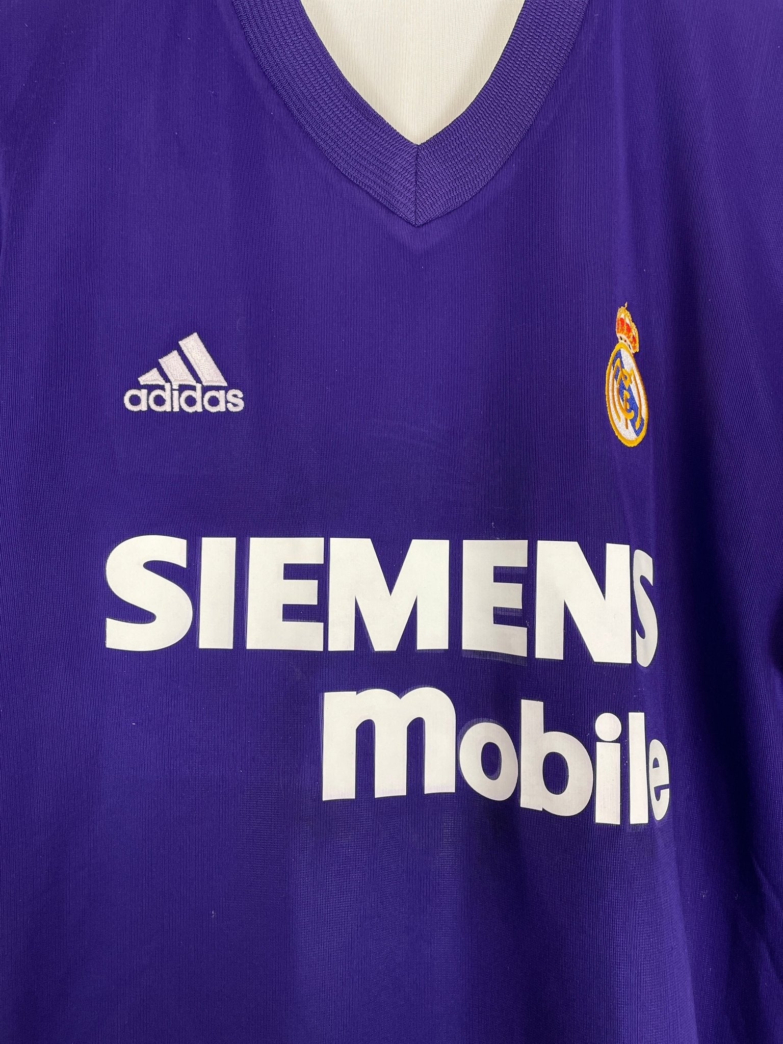Shop 2002/03 REAL MADRID RONALDO #11 CENTENARY THIRD SHIRT (L) ADIDAS, classic football shirts, vintage football shirts & retro soccer jerseys at Cult Kits