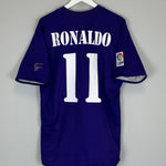 Shop 2002/03 REAL MADRID RONALDO #11 CENTENARY THIRD SHIRT (L) ADIDAS, classic football shirts, vintage football shirts & retro soccer jerseys at Cult Kits