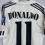 2002/03 REAL MADRID RONALDO 11 C/L HOME SHIRT (M) ADIDAS - Cult Kits - Medium - Buy Vintage Football Shirts, Authentic Retro Football Shirts For Sale, Classic Football Shirts & Soccer Jersey