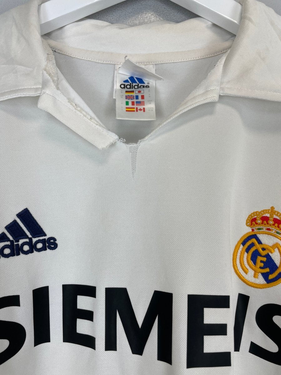 2002/03 REAL MADRID RONALDO 11 C/L HOME SHIRT (M) ADIDAS - Cult Kits - Medium - Buy Vintage Football Shirts, Authentic Retro Football Shirts For Sale, Classic Football Shirts & Soccer Jersey
