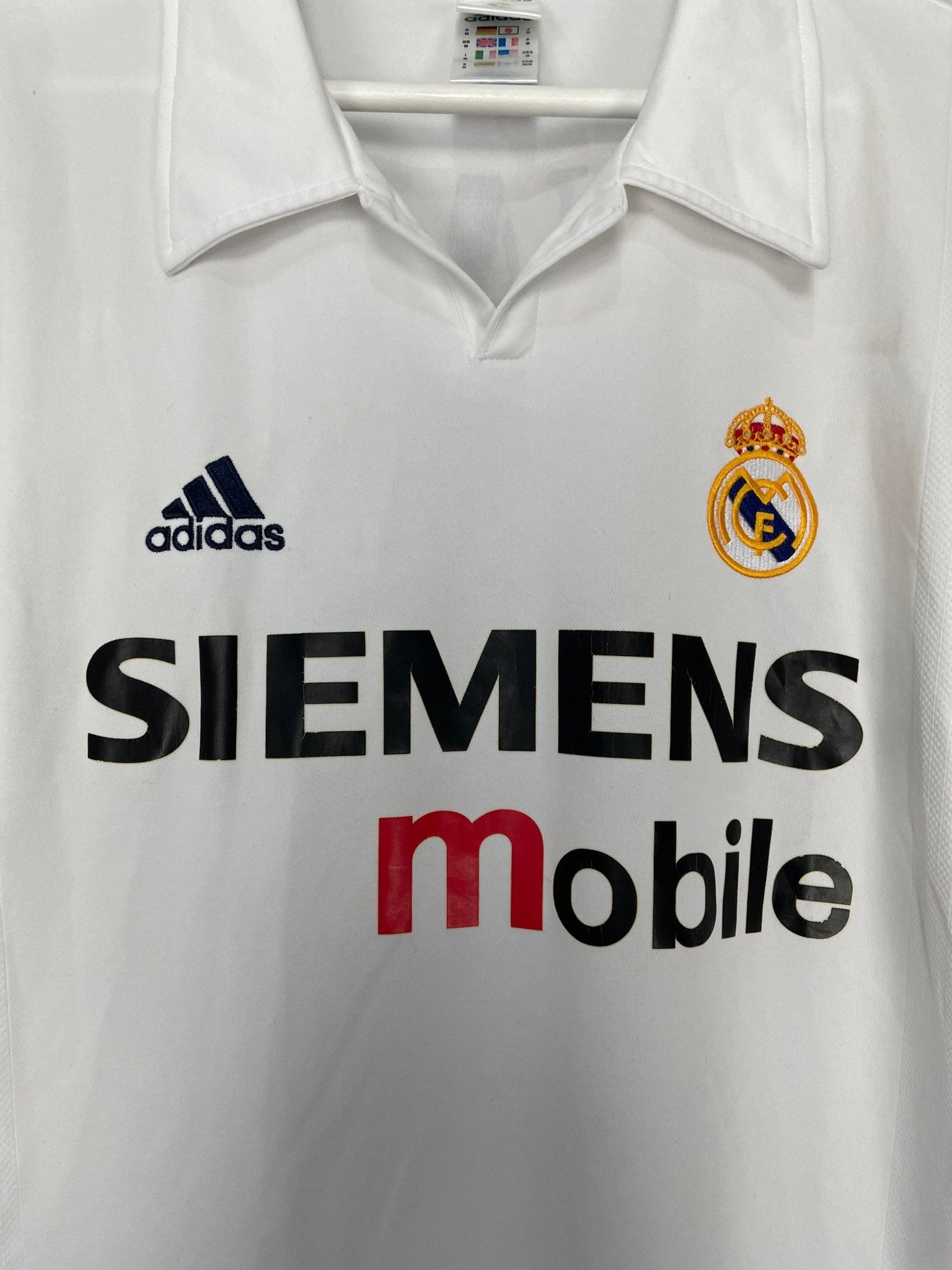 Shop 2002/03 REAL MADRID RONALDO #11 HOME SHIRT (M) ADIDAS, classic football shirts, vintage football shirts & retro soccer jerseys at Cult Kits