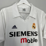 Shop 2002/03 REAL MADRID RONALDO #11 HOME SHIRT (M) ADIDAS, classic football shirts, vintage football shirts & retro soccer jerseys at Cult Kits