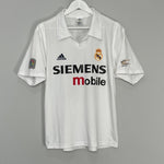 Shop 2002/03 REAL MADRID RONALDO #11 HOME SHIRT (M) ADIDAS, classic football shirts, vintage football shirts & retro soccer jerseys at Cult Kits