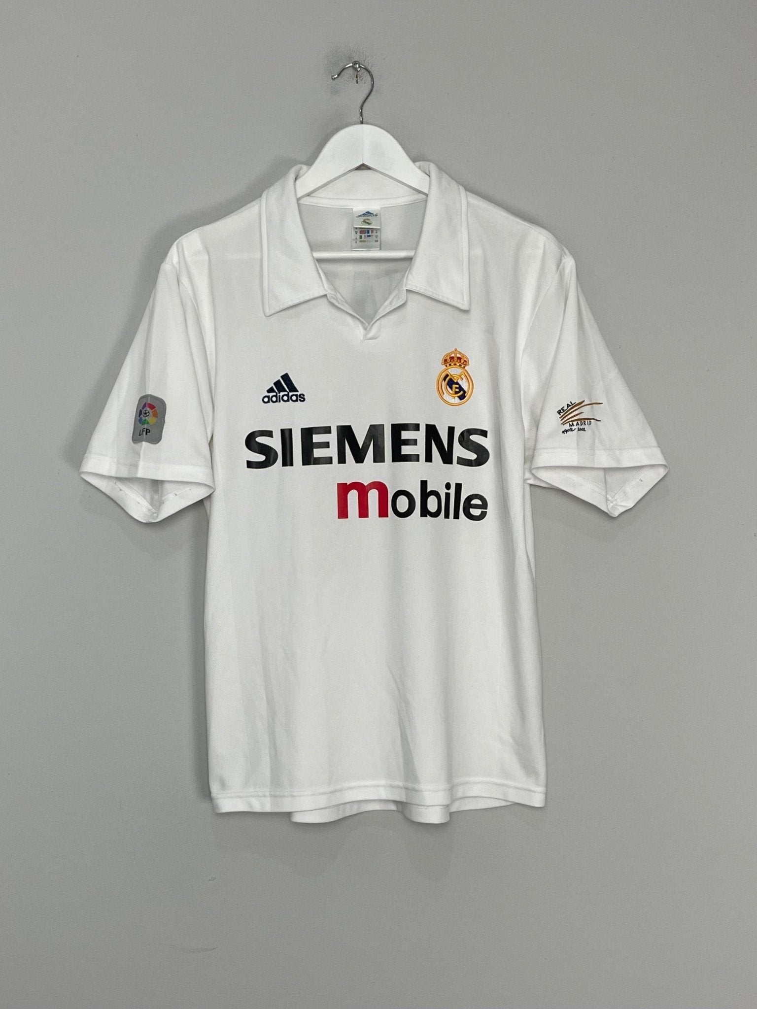 Shop 2002/03 REAL MADRID RONALDO #11 HOME SHIRT (M) ADIDAS, classic football shirts, vintage football shirts & retro soccer jerseys at Cult Kits