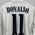 Shop 2002/03 REAL MADRID RONALDO #11 HOME SHIRT (XL) ADIDAS, classic football shirts, vintage football shirts & retro soccer jerseys at Cult Kits