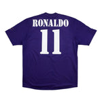 Buy 2002/03 Real Madrid Ronaldo 11/ Zidane 5 Centenary Third Shirt (L) Adidas ~ Free worldwide shipping ~ Authentic Vintage Football Shirts from Cult Kits