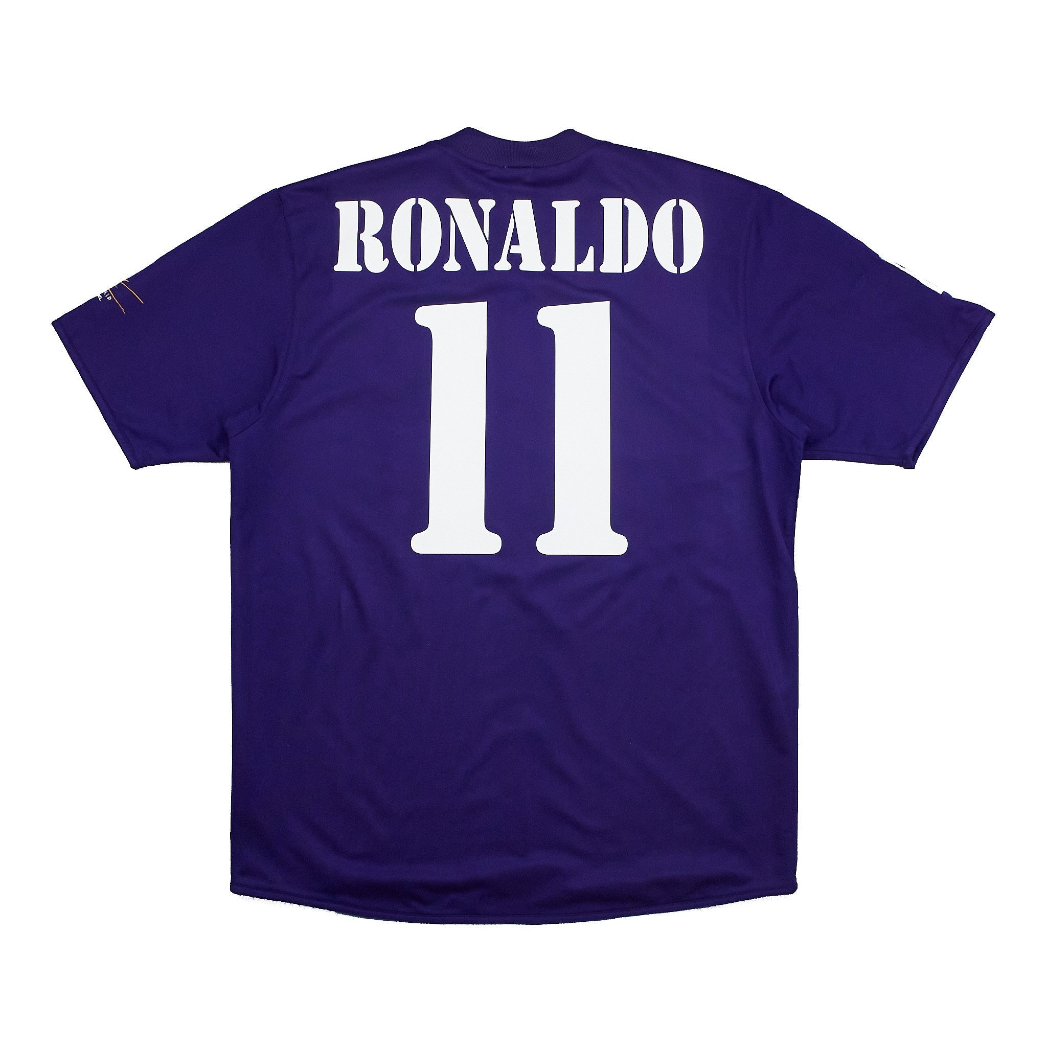 Buy 2002/03 Real Madrid Ronaldo 11/ Zidane 5 Centenary Third Shirt (L) Adidas ~ Free worldwide shipping ~ Authentic Vintage Football Shirts from Cult Kits