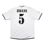 Buy 2002/03 Real Madrid Ronaldo 11/ Zidane 5 Centenary Third Shirt (L) Adidas ~ Free worldwide shipping ~ Authentic Vintage Football Shirts from Cult Kits