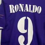 Shop 2002/03 REAL MADRID RONALDO #9 *CENTENARY* THIRD SHIRT (M) ADIDAS, classic football shirts, vintage football shirts & retro soccer jerseys at Cult Kits