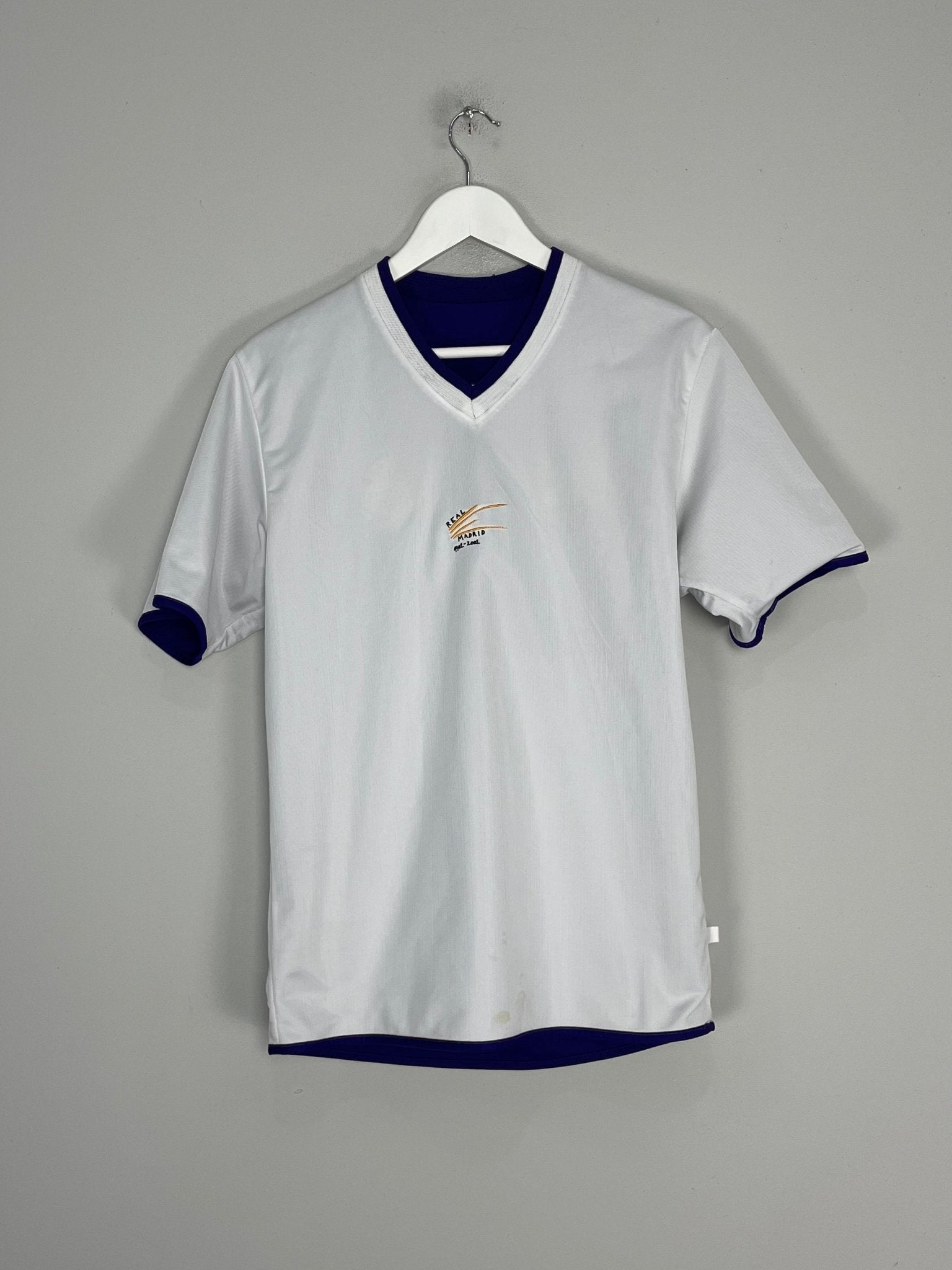 Shop 2002/03 REAL MADRID RONALDO #9 *CENTENARY* THIRD SHIRT (M) ADIDAS, classic football shirts, vintage football shirts & retro soccer jerseys at Cult Kits