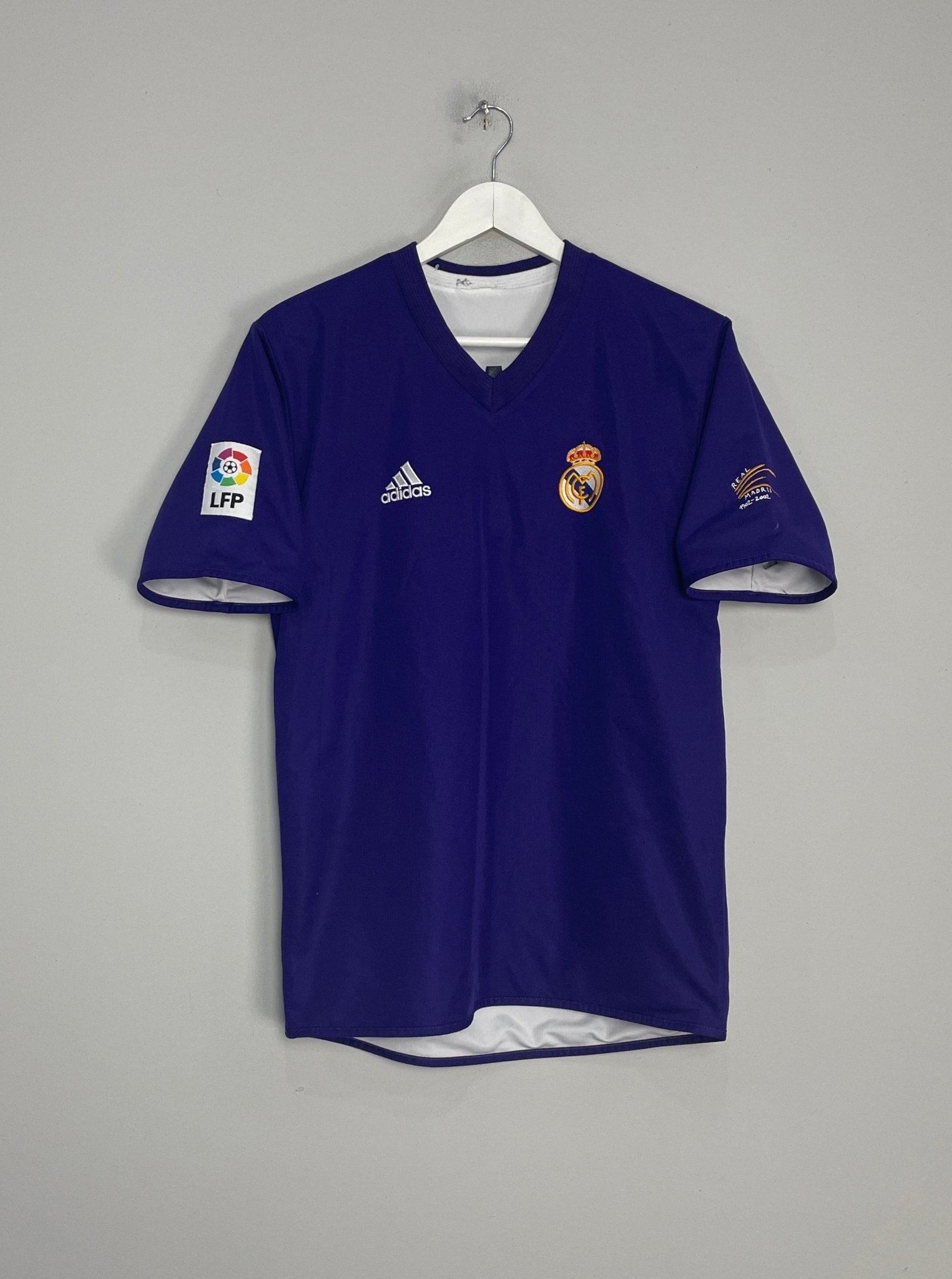 Shop 2002/03 REAL MADRID RONALDO #9 *CENTENARY* THIRD SHIRT (M) ADIDAS, classic football shirts, vintage football shirts & retro soccer jerseys at Cult Kits