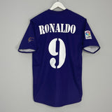 Shop 2002/03 REAL MADRID RONALDO #9 *CENTENARY* THIRD SHIRT (M) ADIDAS, classic football shirts, vintage football shirts & retro soccer jerseys at Cult Kits