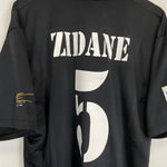 2002/03 REAL MADRID ZIDANE 5 *CENTENARY* AWAY SHIRT (XL) ADIDAS - Cult Kits - XL - Buy Vintage Football Shirts, Authentic Retro Football Shirts For Sale, Classic Football Shirts & Soccer Jersey