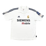 Buy 2002/03 Real Madrid Zidane 5 *Centenary* C/L Home Shirt (M) Adidas ~ Free worldwide shipping ~ Authentic Vintage Football Shirts from Cult Kits