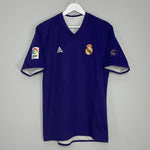 Shop 2002/03 REAL MADRID ZIDANE #5 *CENTENARY* THIRD SHIRT (L) ADIDAS, classic football shirts, vintage football shirts & retro soccer jerseys at Cult Kits