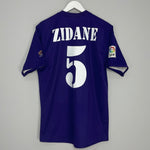 Shop 2002/03 REAL MADRID ZIDANE #5 *CENTENARY* THIRD SHIRT (L) ADIDAS, classic football shirts, vintage football shirts & retro soccer jerseys at Cult Kits
