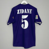 Shop 2002/03 REAL MADRID ZIDANE #5 *CENTENARY* THIRD SHIRT (L) ADIDAS, classic football shirts, vintage football shirts & retro soccer jerseys at Cult Kits