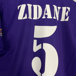 Shop 2002/03 REAL MADRID ZIDANE #5 *CENTENARY* THIRD SHIRT (L) ADIDAS, classic football shirts, vintage football shirts & retro soccer jerseys at Cult Kits