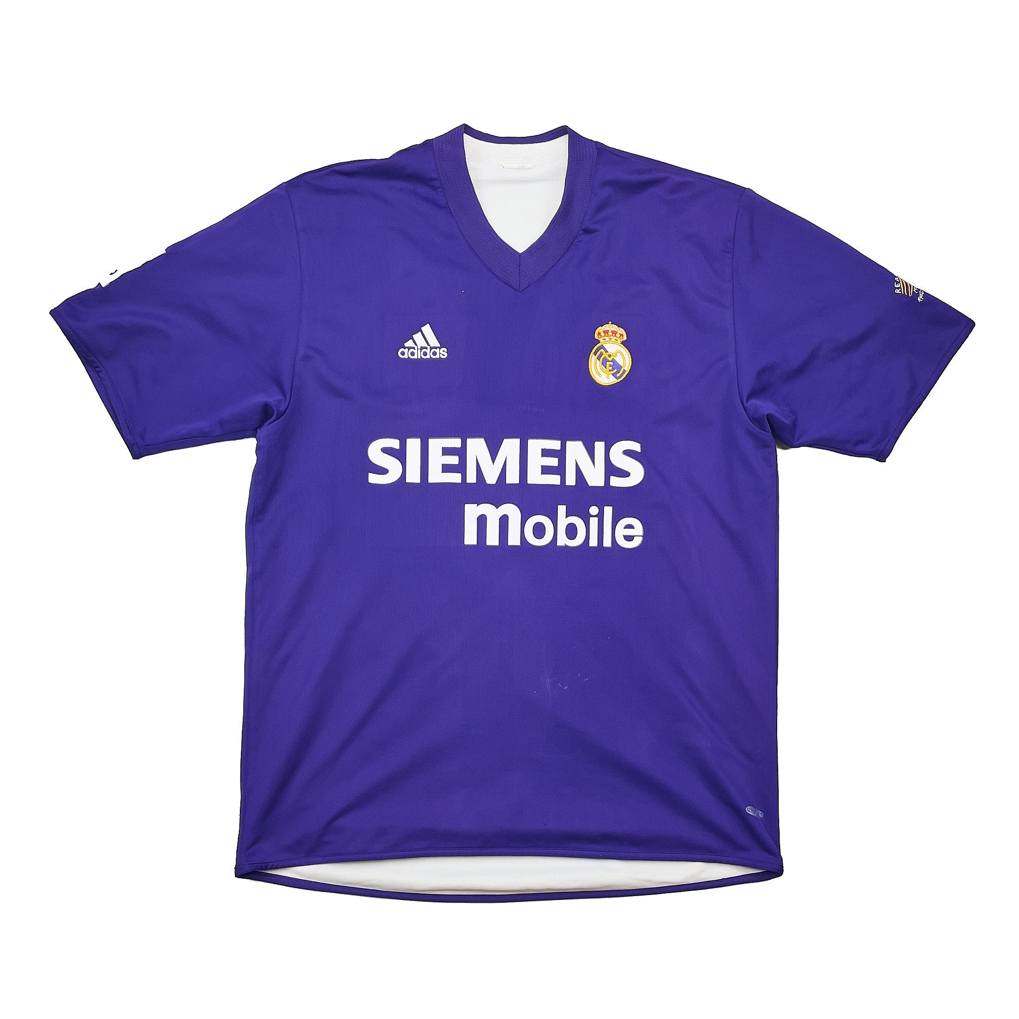 Buy 2002/03 Real Madrid Zidane 5 *Centenary* Third Shirt (M) Adidas ~ Free worldwide shipping available ~ Authentic Vintage Football Shirts from Cult Kits