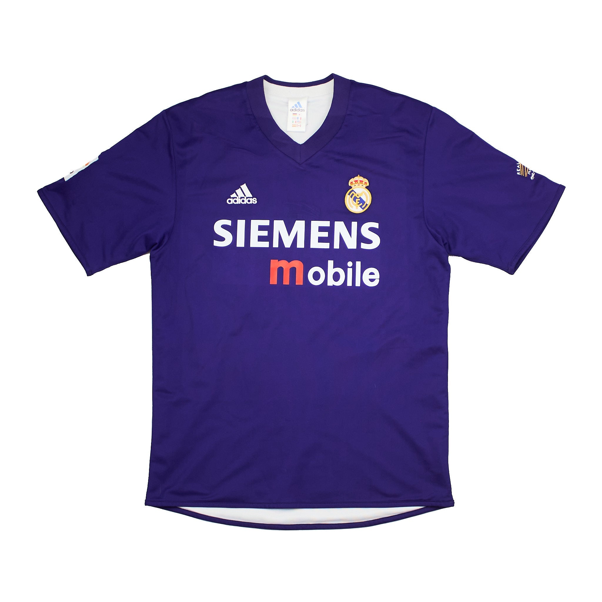Buy 2002/03 Real Madrid Zidane 5 Centenary Third Shirt (M) Adidas ~ Free worldwide shipping ~ Authentic Vintage Football Shirts from Cult Kits