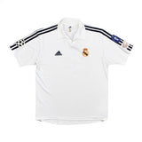 Buy 2002/03 Real Madrid Zidane 5 C/L Centenary Home Shirt (M) Adidas ~ Free worldwide shipping ~ Authentic Vintage Football Shirts from Cult Kits