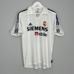 Shop 2002/03 REAL MADRID ZIDANE #5 C/L HOME SHIRT (S) ADIDAS, classic football shirts, vintage football shirts & retro soccer jerseys at Cult Kits