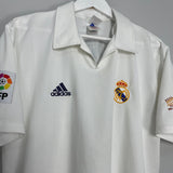 Shop 2002/03 REAL MADRID ZIDANE #5 HOME SHIRT (M) ADIDAS, classic football shirts, vintage football shirts & retro soccer jerseys at Cult Kits