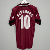 Shop 2002/03 REGGINA NAKAMURA #10 HOME SHIRT (M) ASICS, classic football shirts, vintage football shirts & retro soccer jerseys at Cult Kits
