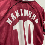 Shop 2002/03 REGGINA NAKAMURA #10 HOME SHIRT (M) ASICS, classic football shirts, vintage football shirts & retro soccer jerseys at Cult Kits