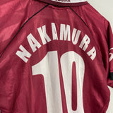 Shop 2002/03 REGGINA NAKAMURA #10 HOME SHIRT (M) ASICS, classic football shirts, vintage football shirts & retro soccer jerseys at Cult Kits