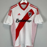 Shop 2002/03 RIVER PLATE HOME SHIRT (M) ADIDAS, classic football shirts, vintage football shirts & retro soccer jerseys at Cult Kits