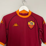 Shop 2002/03 ROMA DE ROSSI #27 HOME SHIRT (M) KAPPA, classic football shirts, vintage football shirts & retro soccer jerseys at Cult Kits
