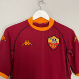 Shop 2002/03 ROMA DE ROSSI #27 HOME SHIRT (M) KAPPA, classic football shirts, vintage football shirts & retro soccer jerseys at Cult Kits