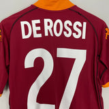 Shop 2002/03 ROMA DE ROSSI #27 HOME SHIRT (M) KAPPA, classic football shirts, vintage football shirts & retro soccer jerseys at Cult Kits