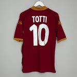 Shop 2002/03 ROMA TOTTI #10 HOME SHIRT (XL) KAPPA, classic football shirts, vintage football shirts & retro soccer jerseys at Cult Kits